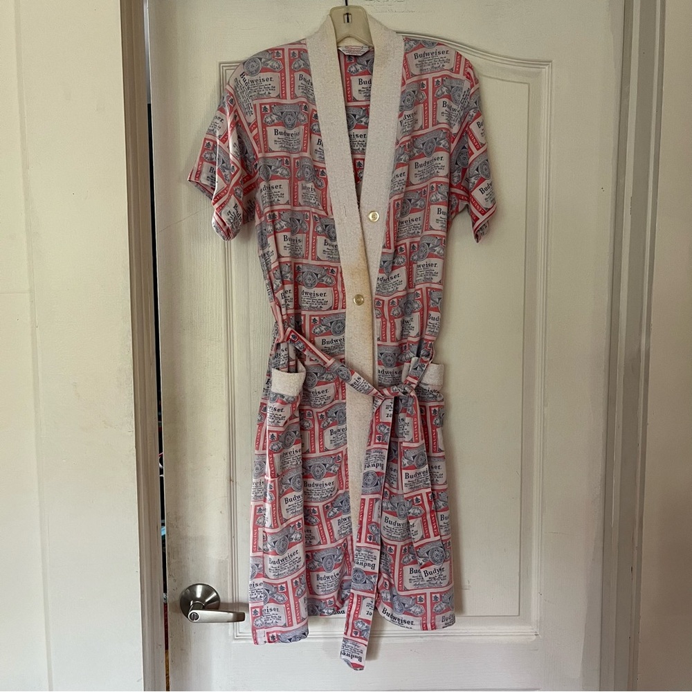Vintage Budweiser Robe - Medium